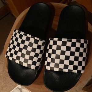 Vans men’s slides. US size 10